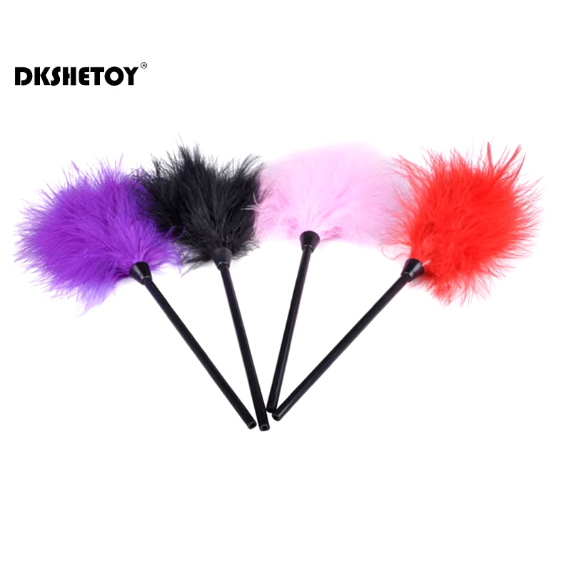 Sex Fun Feather Amusement Stick Couple Flirting with Toys for Sexual Health Care Products EC